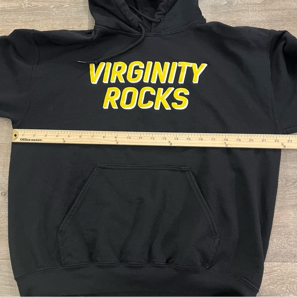 Danny Duncan Virginity Rocks Hoodie Sweatshirt Mens Medium Black And Yellow - Picture 7 of 15